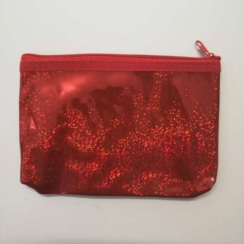 COSMETICS BAG / PURSE 18cm x 13cm - RED