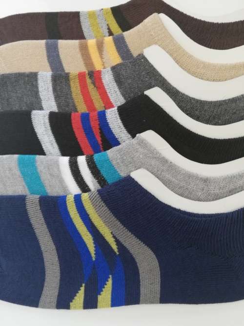 MENS HIDDEN SNEAKER SOCKS - 12 PAIRS