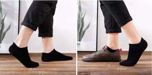 UNISEX ANKLE SOCKS - 6 PAIRS (all sizes 4-11)