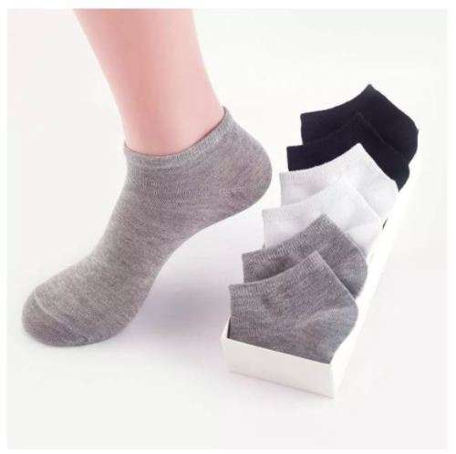 UNISEX ANKLE SOCKS - 6 PAIRS (all sizes 4-11)