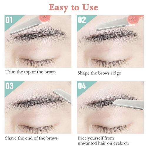 DERMAPLANING TOOL - 2 X FOLDING BLADES (YELLOW)