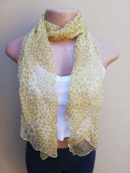 PACK OF 4 CHIFFON SCARVES - ANIMAL PRINTS