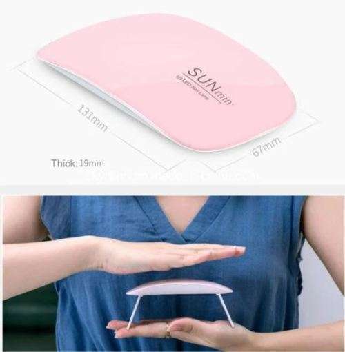 Sunmini UV LED Gel Nail Lamp (Portable) White 6W