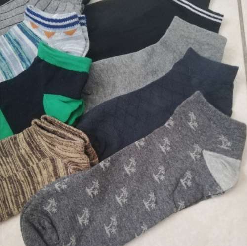 MENS ANKLE SOCKS - 10 PAIRS