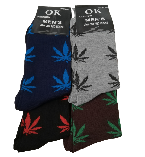 MENS MIDCALF SOCKS - 12 PAIRS (WEED)