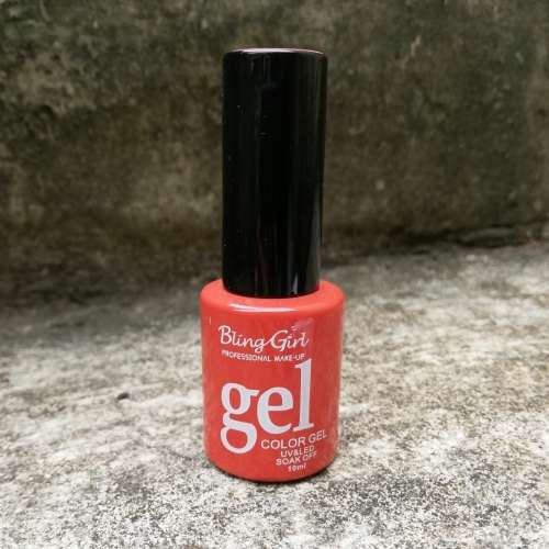 UV Soak Off Gel Color 10ml - CORAL 020