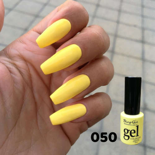 Professional UV Soak Off Gel Color 10ml - Yellow 050