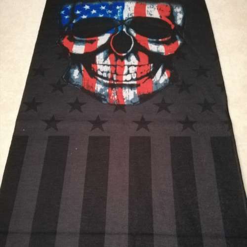 4 x FACE BUFFS (Adult Size) SKULL