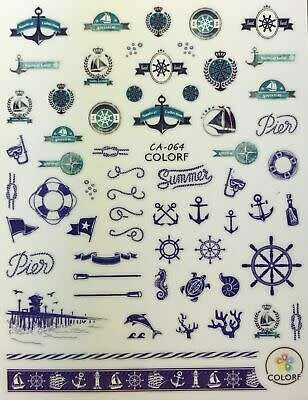 NAIL STICKERS COLORF CA-064