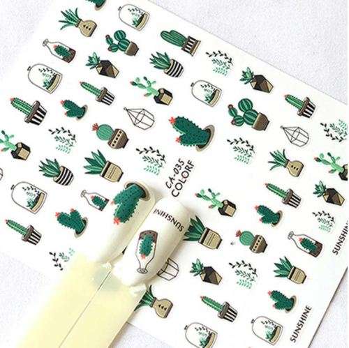 NAIL STICKERS COLORF CA-035