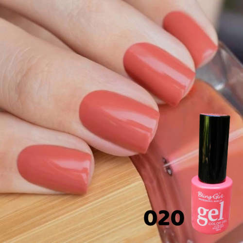 UV Soak Off Gel Color 10ml - CORAL 020