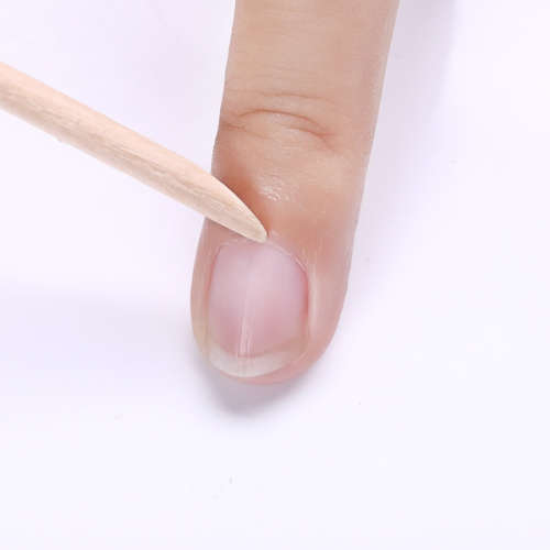 10 WOODEN CUTICLE STICKS (ORANGE STICKS)