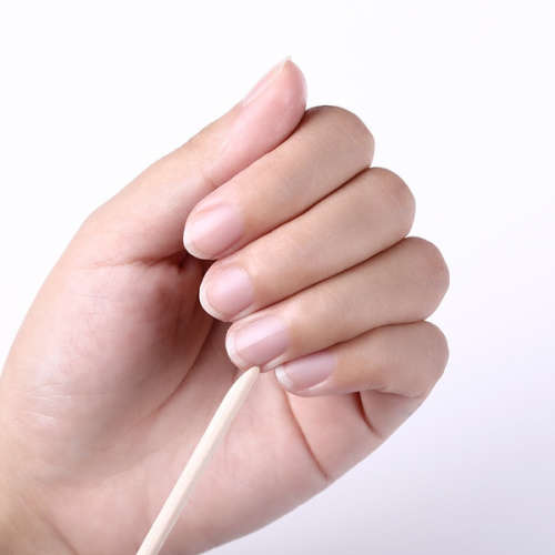 10 WOODEN CUTICLE STICKS (ORANGE STICKS)