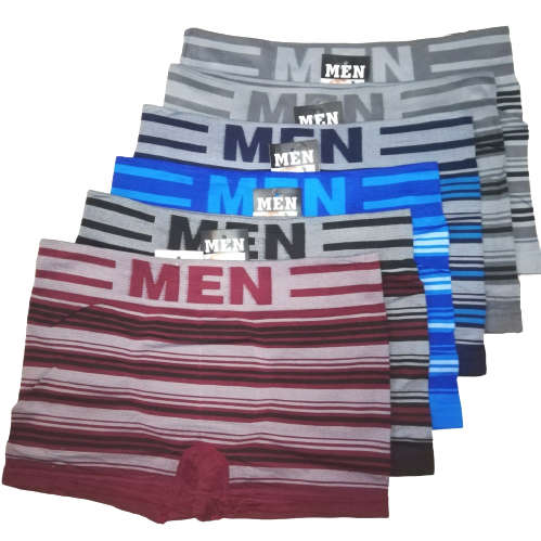 6 PAIRS MENS SEAMLESS TRUNKS (XL/XXL) UNDERWEAR
