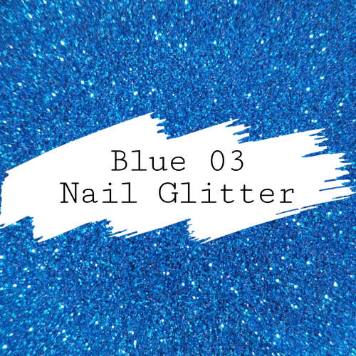 FINE NAIL GLITTER 5ml - BLUE 03