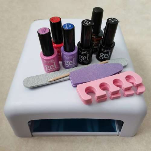 MEDI GEL NAIL KIT - WITH 36W UV LAMP