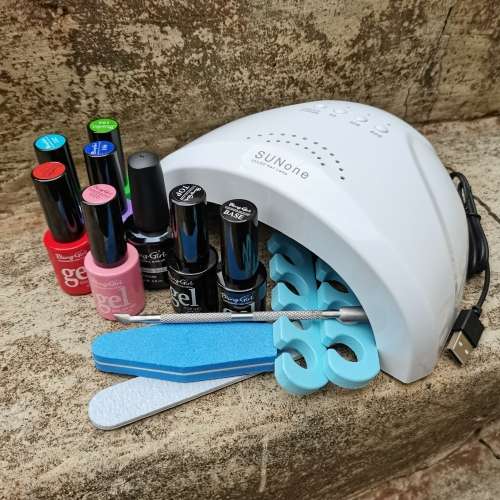 MAXI GEL NAIL KIT - 48w SUNone UV LED LAMP