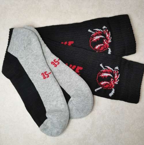 100% COTTON `MOHAWKE` SKATER SOCKS - 1 PAIR