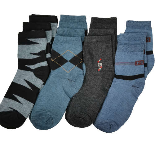 MENS CREW SPORT SOCKS - 12 PAIRS MIXED