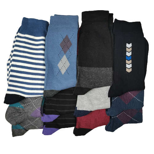12 PAIRS MENS MIDCALF COTTON SOCKS