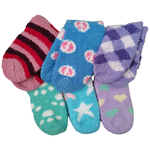 6 PAIRS OF SOFT WARM WINTER SOCKS