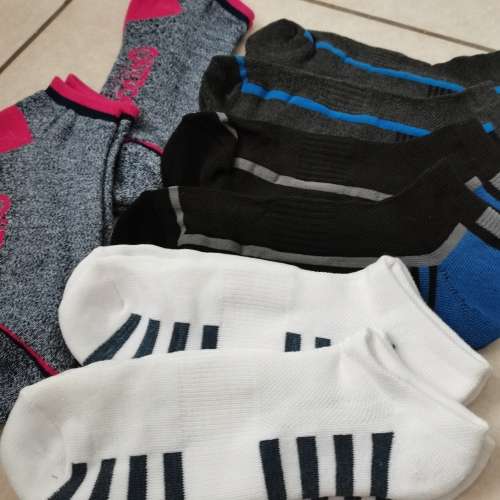 8 PAIRS MENS CUSHIONED ANKLE SOCKS