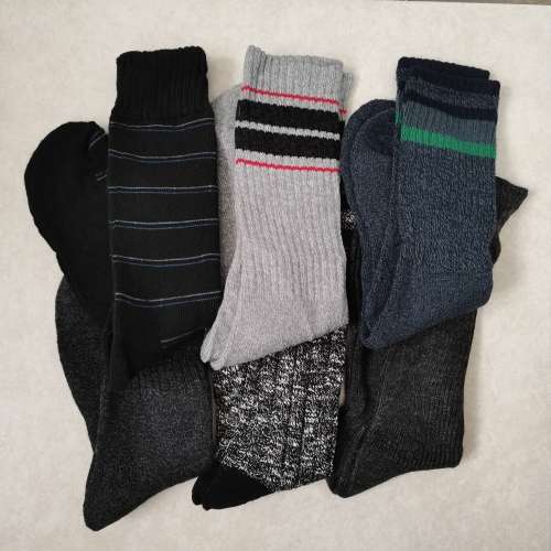 6 PAIRS OF MENS THICK COTTON WINTER SOCKS