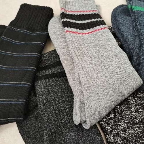 6 PAIRS OF MENS THICK COTTON WINTER SOCKS