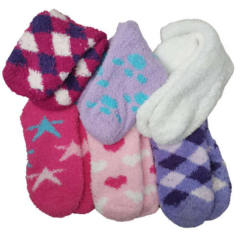 6 PAIRS OF LADIES SOFT WARM WINTER SOCKS