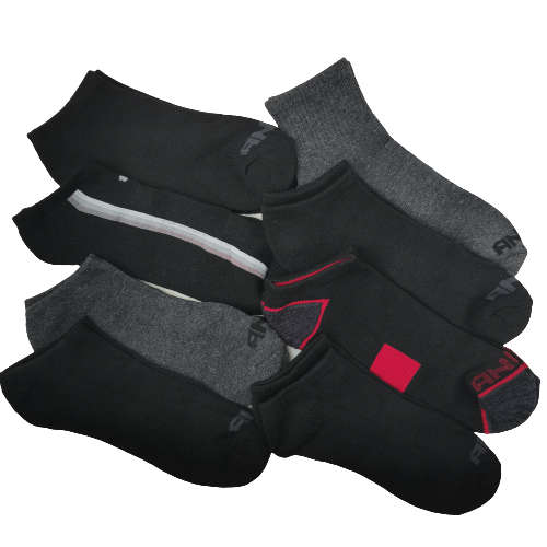 8 PAIRS MENS CUSHIONED ANKLE SOCKS