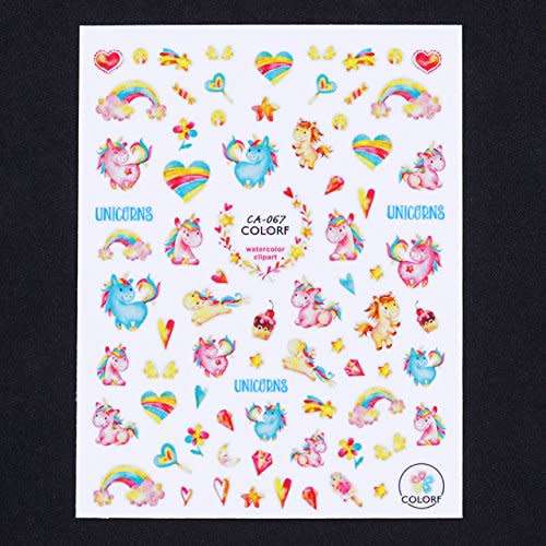 UNICORN NAIL STICKERS CA-067