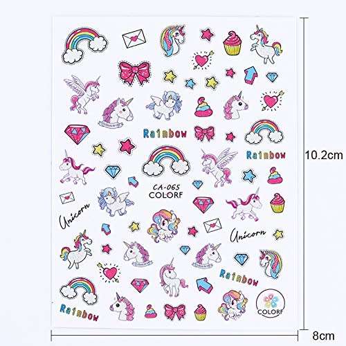 UNICORN NAIL STICKERS CA-065