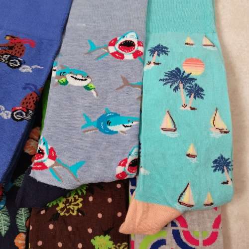 6 PAIRS MENS MIDCALF COTTON SOCKS