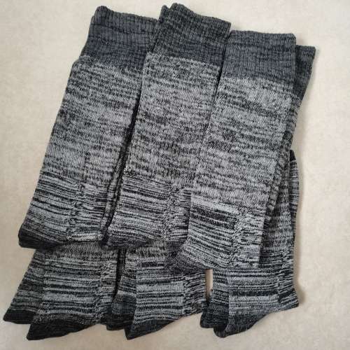 6 PAIRS OF MENS THICK COTTON HIKING SOCKS