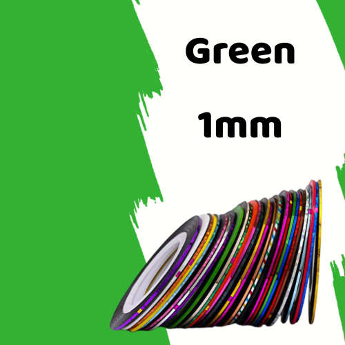 Roll of Nail Striping Tape - GREEN 007