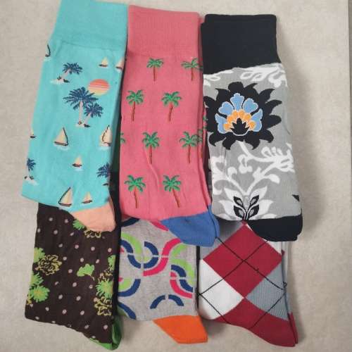 6 PAIRS MENS MIDCALF COTTON SOCKS