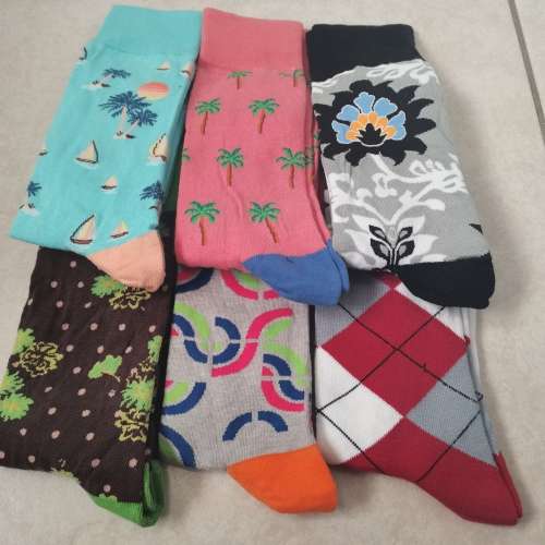 6 PAIRS MENS MIDCALF COTTON SOCKS