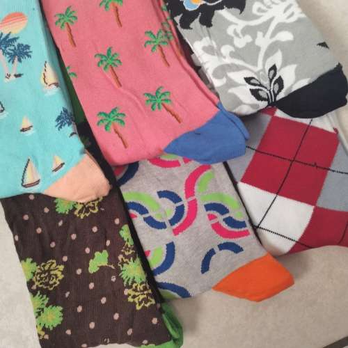 6 PAIRS MENS MIDCALF COTTON SOCKS