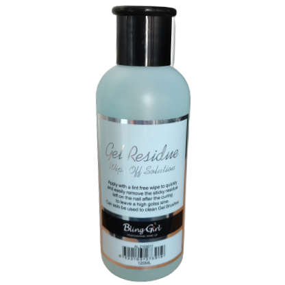 GEL RESIDUE WIPE OFF SOLUTION 120ml