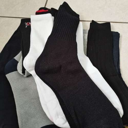 12 PAIRS OF MENS THICK COTTON WORK BOOT SOCKS