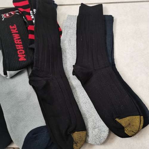 12 PAIRS OF MENS THICK COTTON WORK BOOT SOCKS