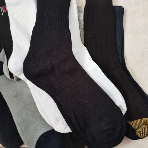 12 PAIRS OF MENS THICK COTTON WORK BOOT SOCKS