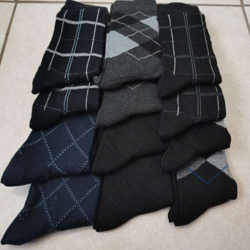 12 PAIRS MENS COTTON  MIDCALF BUSINESS SOCKS