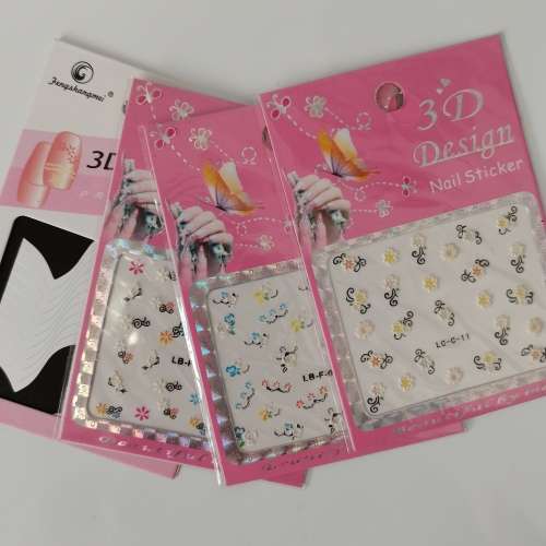 4 PACK NAIL STICKERS  ASSORTED #11