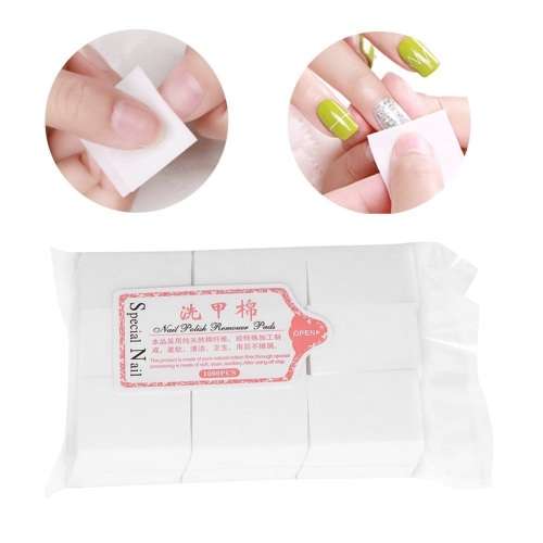 1000 LINT FREE COTTON NAIL WIPES