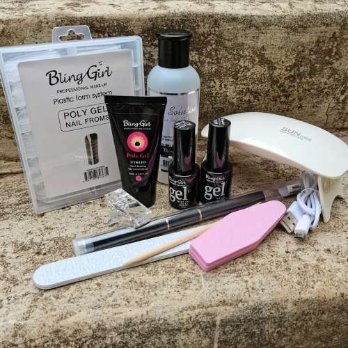 POLY GEL STARTER KIT (WITH SUNMINI LAMP)