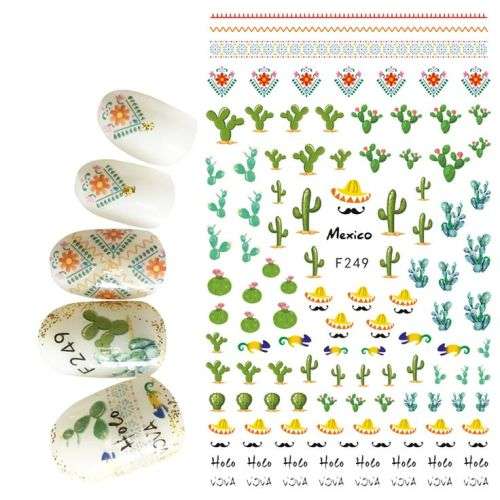NAIL STICKERS F249