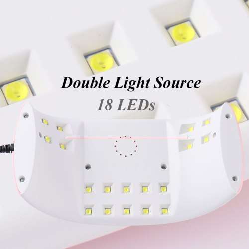 PINK BOW UV LED 54W NAIL LAMP