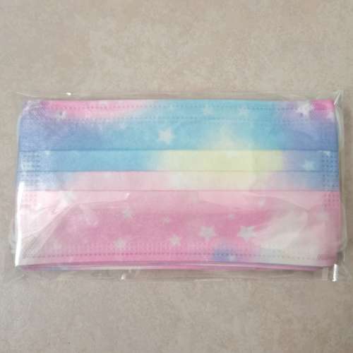 10 DISPOSABLE GALAXY FACE MASKS - FACEMASKS