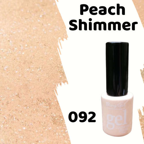 BLING GIRL UV Gel Polish 10ml - PEACH SHIMMER 092